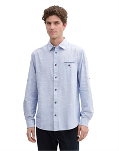 Рубашка Hemd STRUCTURED SLUBYARN, разноцветный Tom tailor