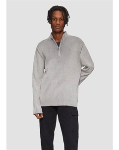 Пуловер Strickpullover langarm, серый Qs