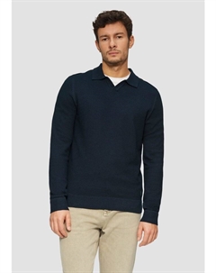 Пуловер Strickpullover langarm, синий S.oliver