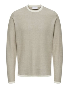 Пуловер Pullover 'Timmy', белый Only & sons