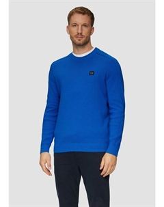 Пуловер Strickpullover langarm, синий S.oliver