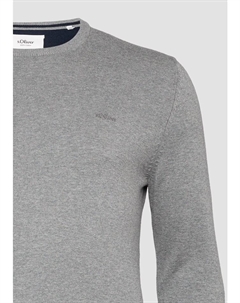 Пуловер Strickpullover langarm, серый S.oliver