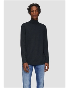 Пуловер Strickpullover langarm, синий Qs