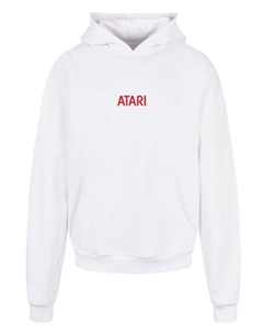 Пуловер Heavy Hoodie Atari Games Red Retro Gaming, белый F4nt4stic