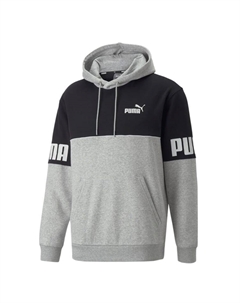 Пуловер Hoodie Pullover Colorblock, серый Puma