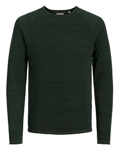 Пуловер Pullover Hill, темно-зеленый Jack & jones