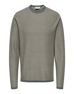 Пуловер Pullover 'Timmy', светло-зеленый Only & sons