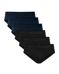 Трусы Slip 6er Pack, цвет Dunkelblau/Schwarz Calida