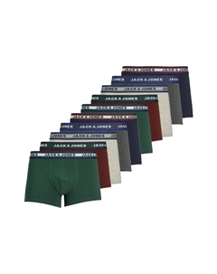 Трусы Retro Short / Pant Jacsolid, зеленый Jack & jones