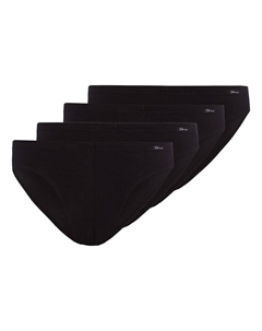 Трусы Slip 4er Pack, черный Skiny