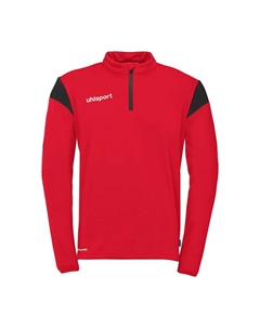 Функциональная рубашка 1/4 ZIP TOP Squad 27, цвет rot/schwarz Uhlsport