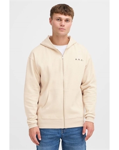 Спортивная куртка Sweatjacke SDHENNE 21301160ME lässige Kapuzensweatjacke mit Backprint, бежевый Solid