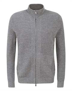 Спортивная куртка Strickjacke, светло-серый Bugatti