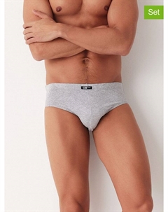 Трусы 2er-Set: Slips, серый Cotonella