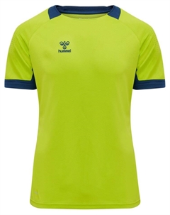 Функциональная рубашка T-Shirt S/S Hmllead Multisport Herren, цвет LIME PUNCH Hummel