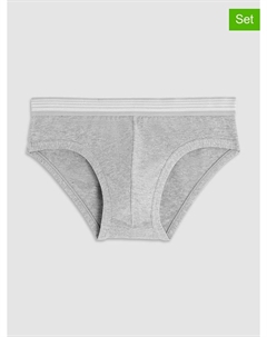 Трусы 2er-Set: Slips, серый Cotonella