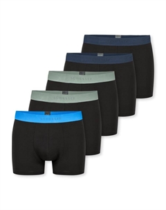 Трусы боксеры Boxershort 5er Pack, цвет Schwarz/Blau/Grün Schiesser
