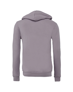Холщовая толстовка с капюшоном из поликоттона и флиса на молнии Unixex / Толстовка с капюшоном Bella+canvas