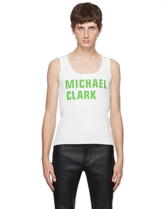 Белый - майка Michael Clark Edition Jw anderson