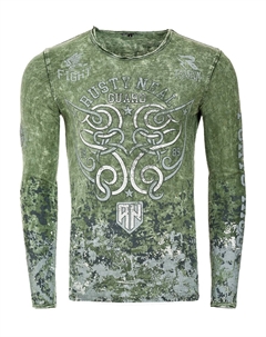 Лонгслив Shirt, хаки Rusty neal