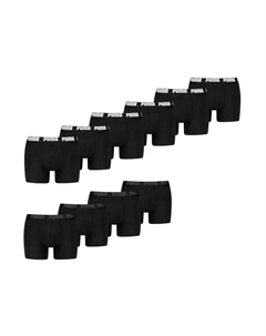 Трусы боксеры Boxershorts MEN EVERYDAY BASIC BOXERS 10P, цвет Anthracite Melange/Black Puma