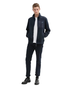 Толстовка Sweatshirt, цвет navy melange structure Tom tailor