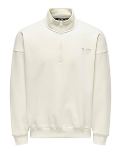 Толстовка Sweatshirt, кремовый Only & sons