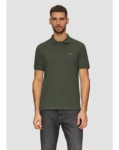 Футболка Polo-Shirt kurzarm, оливковый S.oliver