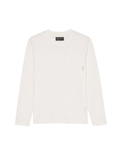 Лонгслив DfC Longsleeve regular, цвет egg white Marc o'polo