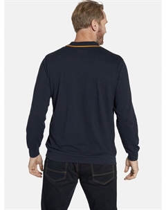 Поло Langarm-Poloshirt LOKI, темно-синий Jan vanderstorm