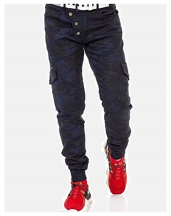 Джинсы Jeans, цвет blue camo Cipo&baxx