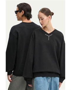 Y CHROME SWEATSHIRT хлопковая толстовка, черный Y / project