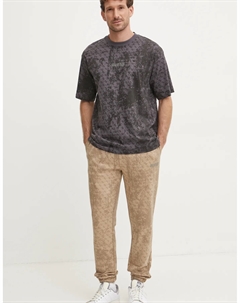 Хлопковая футболка GOTAM, фиолетовый Guess