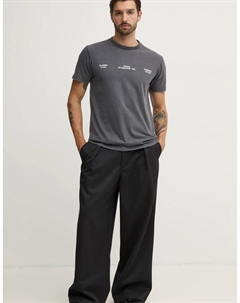 Хлопковая футболка, серый Guess