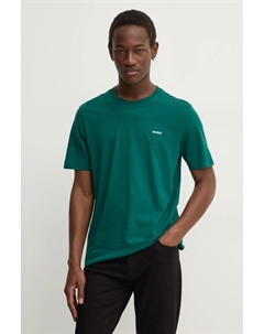 Хлопковая футболка, зеленый Hugo
