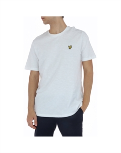 Футболка мужская хлопковая однотонная, белый Lyle & scott