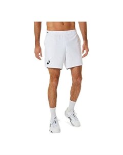 Шорты match 7 inch shorts 'brilliant white', белый Asics