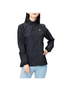 Куртка silver jacket 'black', черный Asics