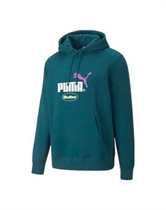 Толстовка x butter good pullover hoodie 'green', зеленый Puma