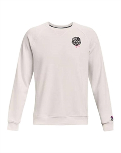 Толстовка logo sweatshirt 'beige', бежевый Under armour