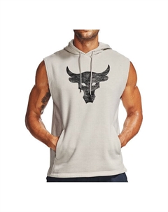 Толстовка sleeveless fleece versatile jumper men's grey, серый Under armour