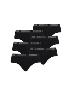 Боксеры Boxershorts BASIC BRIEF 6P, цвет 230 - black/black Puma