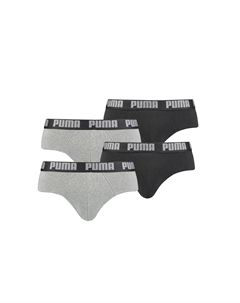 Боксеры Boxershorts BASIC BRIEF 4P, цвет 691 - dark grey melange / black Puma