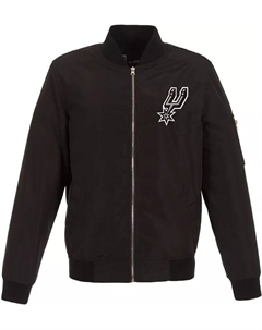 Мужской черный бомбер San Antonio Spurs Jh design