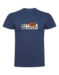 Футболка Best Breakfast, синий Kruskis