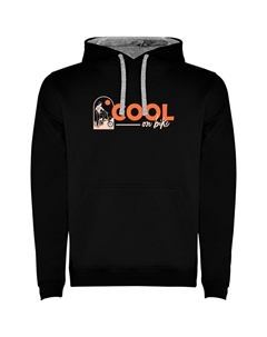 Худи Cool On Bike Two-Colour, черный Kruskis