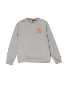 Свитшот мужской с принтом, серый Napapijri