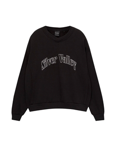 Свитер Sweatshirt, черный Pull & bear