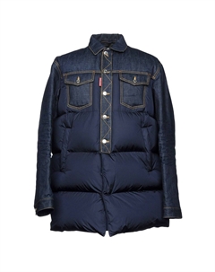 Пуховик, синий Dsquared2