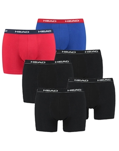 Боксеры Boxershorts Basic Boxer 6P, черный Head